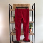 Banana Republic  Mid-Rise Martin Fit Red Woven Career Dress Pant Trouser, 4 Photo 4