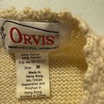 Orvis Vintage  Manchester Vermont Medium Embroidery Short Sleeve Knit Shirt Top Photo 2