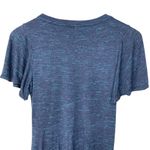 DOLAN LEFT COAST Anthropologie Blue Jersey Knit Handkerchief Hem Dress, Small Photo 4