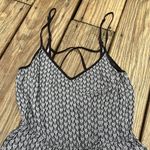 H&M  Divided Black & White Print Shorty Romper Adjustable Spaghetti Straps Size 6 Photo 1