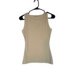 Spanx  Beige Crew Neck Stretch Nylon Blend Athletic Slimming Tank Top Women Sz M Photo 1