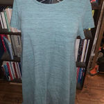 LuLaRoe  heathered green loungewear high low L dress Photo 0