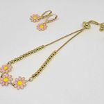 Pink Daisy Jewelry Set Photo 4