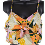 Aerie  Floral Cropped Spaghetti‎ Strap Tank Top S NWT Photo 0