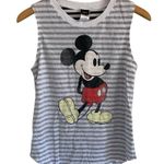 Disney Classic Mickey Mouse Gray and White Tank Top Muscle Tee Photo 0