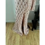 Lulus pink long sleeve sparkley fancy dress size large Photo 1