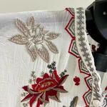 Johnny Was NWOT  Embroidered Floral Bohemia Long SHIRT Tunic Blouse Sz S Photo 4