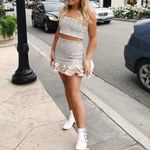 Petersyn New Striped Smocked Tie Strap Crop Tank Top Nola Sonoma Photo 14