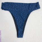NEW Acacia‎ Mateo bikini bottom leopard animal print blue Amur, L Blue Size L Photo 8