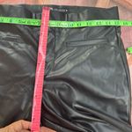 ZARA Black Faux Leather Pants  Photo 1