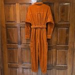 Urban Outfitters Adam Corduroy Coverall Jumpsuit Orange Belted Size Medium UO Photo 4