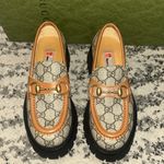 Gucci  GG Monogram Horsebit Lug Sole Loafer size 35.5 Photo 3