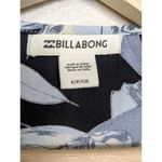 Billabong  Dress Womens Size S Just‎ Like You Floral Lace Up Blue White Boho Photo 3