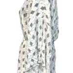 Dress Forum Patterned Romper White Black Size Large Photo 3