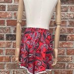 Shosho plus size red paisley print shorts w/ hanging ball tassels / 3X / EUC Photo 11