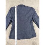 Banana Republic NWT  Petite Blue Linen Blend Double Breasted Blazer Jacket Size 2 Photo 6