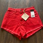 Lee Vintage Modern Cut off Short High Risk Red Photo 1