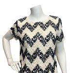 Talbots Women’s 8P Crochet Embroidered Lace Shift Chevron Lined Dress Photo 1