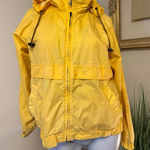 Pacific trail  Jacket Womens Small Yellow Full Zip Hooded Windbreaker VINTAGE Photo 0