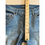 Old Navy  Jeans Women 29" Straight Relaxed Cuffed Stretch Travel Distressed Photo 4