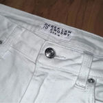 Derek Lam  10 CROSBY Mila Patchwork Girlfriend Mid Rise White Denim Jeans sz 25 Photo 2