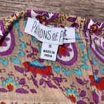 Patrons of Peace ‎ Womens Paisley Cold Shoulder Boho Dress Multicolor Small Photo 5