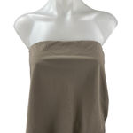Vuori  Villa Women's Tab Brown Sreapless Sleeveless Crop Tank Tube Top Size XS Photo 0