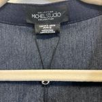 Women’s dark denim cropped‎ button front jacket NWT by Michel. Studio Blue Size 24 Photo 1