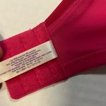 Cacique Bra Hot Pink w/ Black Lace & Bows Balconette Bra Sz 42D EUC Valentines! Photo 10