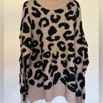 Adora | Sweater Womens | Sz Small | Leopard Print | Fall Tan Photo 0