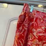 Marc New York Marc New‎ York Pink And Red Floral Linen Blend Pants Size XL Photo 2