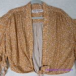 Free People New! Calisto Bed Jacket Floral Tie Front Top, size XS Photo 2