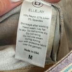 Ellejay Holly Pastel Rainbow Striped Linen Blend Cropped Jumpsuit Size Medium Photo 13