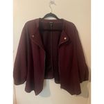 Torrid  4 Plus‎ Size Purple Herringbone Jacquard Knit Blazer Moto Jacket 4x 26 Photo 4