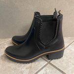 Jack Rogers ‎ Black Ankle Booties with Chunky Heel Photo 4