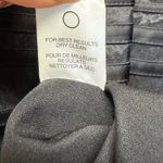 Halston Heritage  Black One Shoulder Peplum Cocktail Dress Size 6 Photo 6