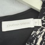 JONATHAN SIMKHAI Anastasia Black Flora Fauna Ruched Mini Dress Size 6 Photo 4
