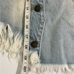 Thrashed Asymmetrical Denim Skirt Designer Large Made in Italy Retrofête Maeve Blue Photo 11