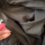 Ava & Viv  Black Faux Wrap Midi Dress Flutter Sleeve Tie Waist Plus Size 1X Rayon Photo 5