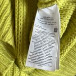 VERO MODA NWT   Cable Knit  Mock Neck Turtleneck Sweater  Lime Green Small Photo 7