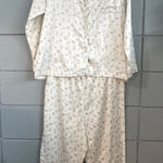 Aria Vintage Satin Floral Pajama Set in Ditsy Floral size M Photo 0