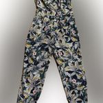 Halogen Floral Sleeveless Jumpsuit Photo 2