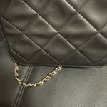 Caroline Hill  Elegant Black Quilted Crossbody Bag with Gold Chain Photo 4
