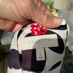 Talbots  Black and White Floral A-Line Skirt - Size 8 Photo 7