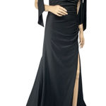 Cinderella Ladivine Divine Off-Shoulder High-Slit Black dress size 8 Photo 0