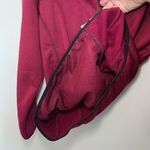 Powder River Outfitters Panhandle Womens 1/4 Zip Pullover Burgundy Pockets Large Red Photo 13