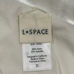 l*space L  High Tide Bikini Top Colorblock Scoop Neck Bralette Black White D Cup Photo 5