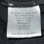 Eileen Fisher  Black Pleated Pull On A Line Skirt Stretch Jersey Knit Size XS Photo 7