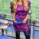 For Love & Lemons  Endless Mini Dress in Tinsel Floral Size Medium Photo 4