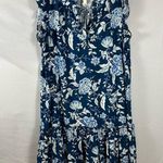 Matilda Jane Sleeveless Enchanted Garden Above Knee Dress Serenity Blue Floral M Photo 1